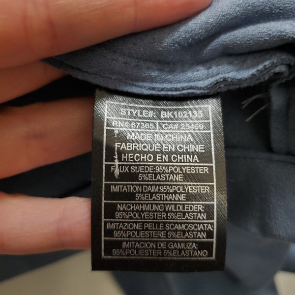 BB Dakota Faux Suede Waterall-Style Jacket Size S - Picture 5 of 7